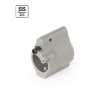 Picture of Superlative Arms®  Adjustable Gas Block | .625” | Stainless Steel | Solid | Set Screw | Matte Stainless Finish