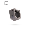 Picture of Superlative Arms®  Adjustable Gas Block | .625” | Titanium | Solid | Set Screw | DLC Grey Finish