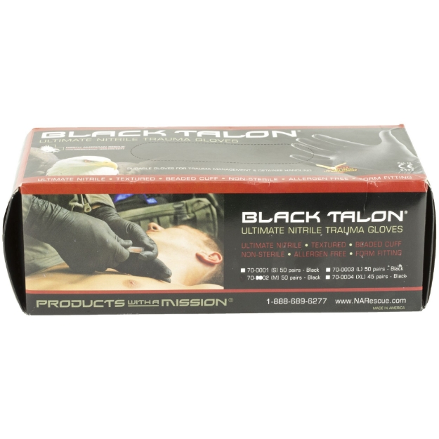 Picture of North American Rescue Black Talon Gloves - Medium