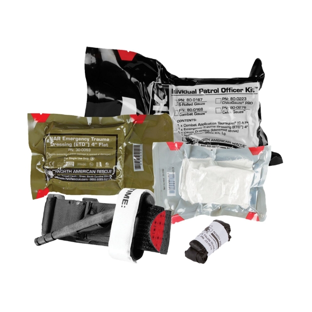 Picture of North American Rescue Individual Patrol Officer Kit (IPOK)  Wound Packing Gauze