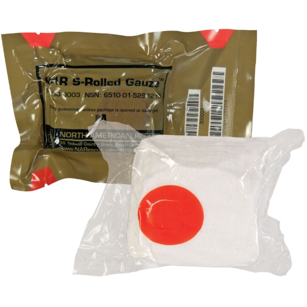 Picture of North American Rescue S-Rolled Gauze