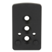 Picture of Unity Tactical® FAST Offset Adapter Plate Black Leopold Delta Point FST-SOPD Anodized 