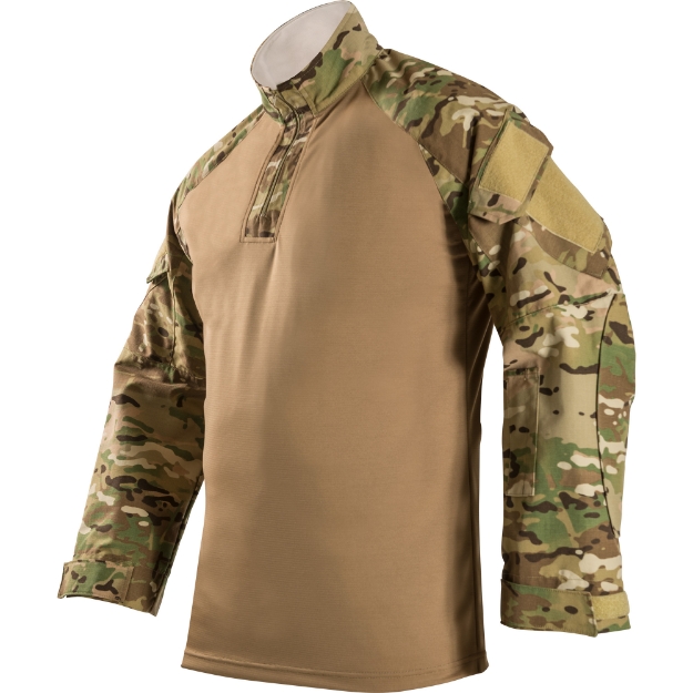 Picture of Vertx® Long Sleeve Shirt Large MultiCam 37.5 Combat F1 VTX8526 MC LARGE Matte Cotton