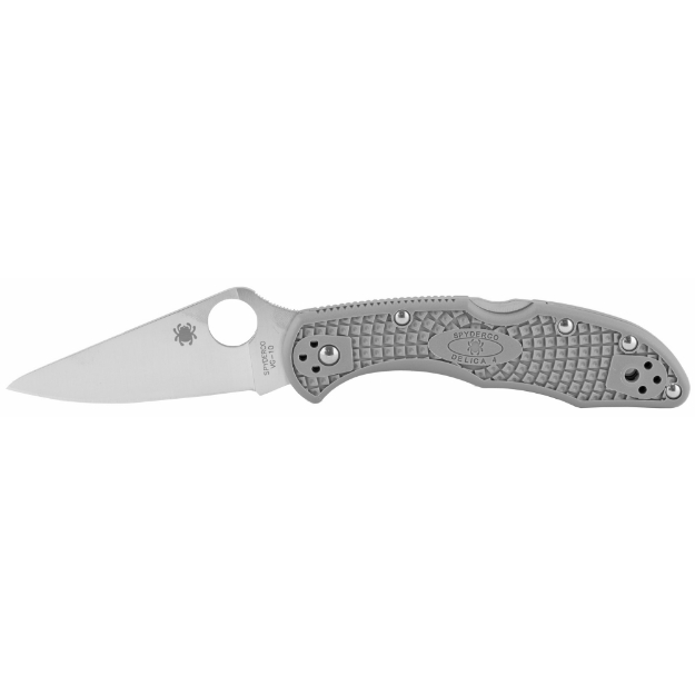 Picture of Spyderco® Delica® 4 Lightweight Gray Flat Ground