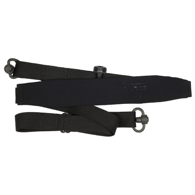 Picture of Haley Strategic Partners D3  Padded Sling  Single or Two Point  Includes Two QD Swivels and Single Hand Quick Adjustment System  Black SLG_D3-1-1-BLK
