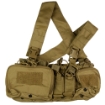 Picture of Haley Strategic Partners D3CR-H  Chest Rig  Supports .308 Platforms  Nylon Construction  Coyote Brown  Includes (4) Rifle Magazine Pouches  (2) Pistol Pouches  (1) Large Pouch  (1) Small Pouch & X-Harness D3CRH-1-1-COY