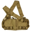 Picture of Haley Strategic Partners D3CR-H  Chest Rig  Supports .308 Platforms  Nylon Construction  Coyote Brown  Includes (4) Rifle Magazine Pouches  (2) Pistol Pouches  (1) Large Pouch  (1) Small Pouch & X-Harness D3CRH-1-1-COY