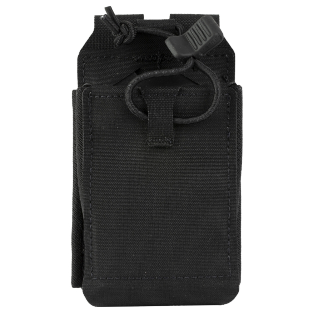Picture of Haley Strategic Partners Single Rifle Mag Pouch  Magazine Pouch  Fits Most 556/308/545/762 Magazines  Constructed of Squadron Laminate  With Woven Elastic Webbing  Black POUCH_RM_MP2-1-1-BLK