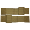 Picture of Haley Strategic Partners Thorax  Cummerbund and Side Entry Panel Set  Molle  Dual Layer Woven Elastic  Large  Coyote Brown TPC_CB_SEP-1-2LG-COY