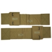 Picture of Haley Strategic Partners Thorax  Cummerbund and Side Entry Panel Set  Molle  Dual Layer Woven Elastic  Large  Coyote Brown TPC_CB_SEP-1-2LG-COY