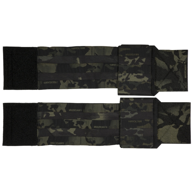 Picture of Haley Strategic Partners Thorax  Cummerbund and Side Entry Panel Set  Molle  Dual Layer Woven Elastic  Large  Multicam Black TPC_CB_SEP-1-2LG-MCB