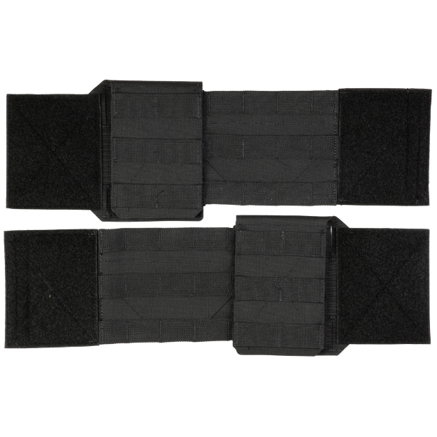 Picture of Haley Strategic Partners Thorax  Cummerbund and Side Entry Panel Set  Molle  Dual Layer Woven Elastic  Medium  Black TPC_CB_SEP-1-2MD-BLK