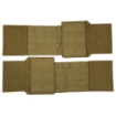 Picture of Haley Strategic Partners Thorax  Cummerbund and Side Entry Panel Set  Molle  Dual Layer Woven Elastic  Medium  Coyote Brown TPC_CB_SEP-1-2MD-COY