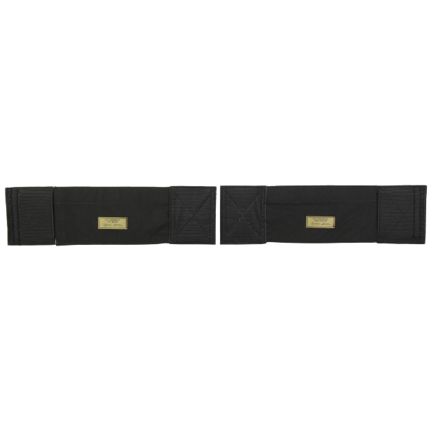 Picture of Haley Strategic Partners Thorax  Cummerbund Pair  Dual-layer Woven Elastic  Molle  Medium  Black TPC_CB-1-2MD-BLK