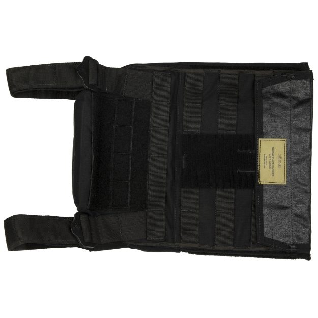 Picture of Haley Strategic Partners Thorax  Plate Bags  Large  Compatible with All HSP Chest Rigs and Placards  Accommodates .75" to 1.125" Thick Plates  Black TPC-1-LG-BLK