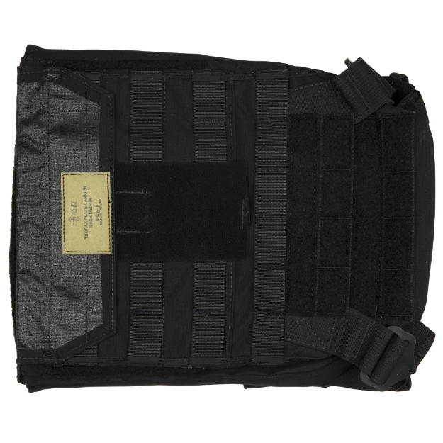 Picture of Haley Strategic Partners Thorax  Plate Bags  Medium  Compatible with All HSP Chest Rigs and Placards  Accommodates .75" to 1.125" Thick Plates  Black TPC-1-MD-BLK