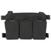 Picture of Haley Strategic Partners Thorax  Triple Rifle Mag Placard  Fits (3) Rifle Magazines  Includes MP2 Inserts  500D/1000D Nylon Laminate Construction  Black TPC_TRMP_MP2-2-3-BLK
