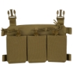 Picture of Haley Strategic Partners Thorax  Triple Rifle Mag Placard  Fits (3) Rifle Magazines  Includes MP2 Inserts  500D/1000D Nylon Laminate Construction  Coyote Brown TPC_TRMP_MP2-2-3-COY