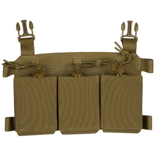 Picture of Haley Strategic Partners Thorax  Triple Rifle Mag Placard  Fits (3) Rifle Magazines  Includes MP2 Inserts  500D/1000D Nylon Laminate Construction  Coyote Brown TPC_TRMP_MP2-2-3-COY