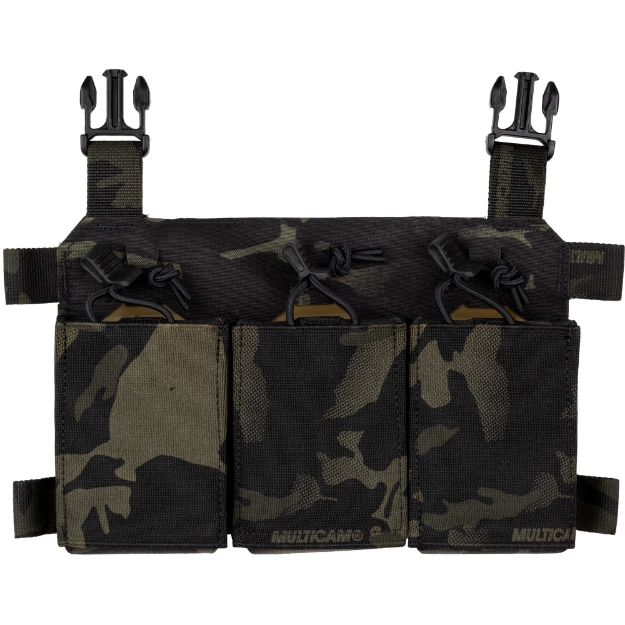 Picture of Haley Strategic Partners Thorax  Triple Rifle Mag Placard  Fits (3) Rifle Magazines  Includes MP2 Inserts  500D/1000D Nylon Laminate Construction  Multicam Black TPC_TRMP_MP2-2-3-MCB