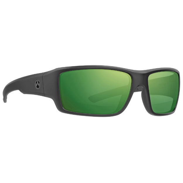Picture of Magpul Industries Ascent Eyewear  Polarized  Black Frame  Violet Lens  Green Mirror MAG1132-1-001-4050