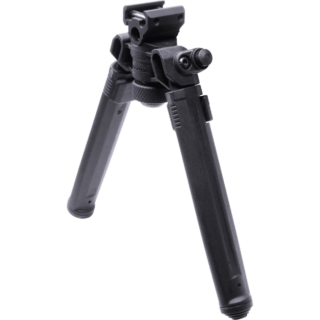 Picture of Magpul Industries Bipod  Hard Anodized 6061 T-6 Aluminum  Fits 1913 Style Picatinny Rails  6.3"-10.3" Length  Weight 11oz  Black Finish MAG941-BLK