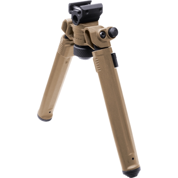 Picture of Magpul Industries Bipod  Hard Anodized 6061 T-6 Aluminum  Fits 1913 Style Picatinny Rails  6.3"-10.3" Length  Weight 11oz  Flat Dark Earth MAG941-FDE