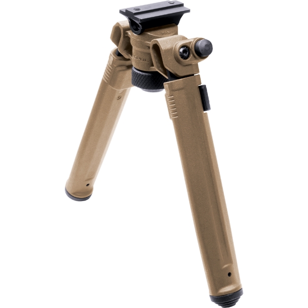 Picture of Magpul Industries Bipod  Hard Anodized 6061 T-6 Aluminum  Fits A.R.M.S And 17S Style Rails  6.3"-10.3" Length  Weight 11oz  Flat Dark Earth MAG951-FDE