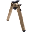 Picture of Magpul Industries Bipod  Hard Anodized 6061 T-6 Aluminum  Fits M-LOK Rails  6.3"-10.3" Length  Weight 11oz  Flat Dark Earth MAG933-FDE