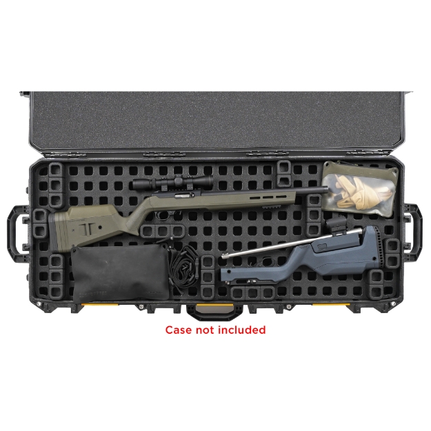 Picture of Magpul Industries DAKA  Grid Case Organizer  Fits Pelican Vault V800  Black  Case Not Included MAG1302-BLK