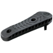 Picture of Magpul Industries Enhanced Buttpad 0.70"  Fits CTR/ACS & Mil Spec MOE/CTR Stocks  Rubber  Black MAG317-BLK