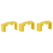 Picture of Magpul Industries Enhanced Self-Leveling Follower  Fits USGI 5.56MM Aluminum Magazine  Self-Lubricating Polymer  3 Pack  Yellow MAG110-YEL