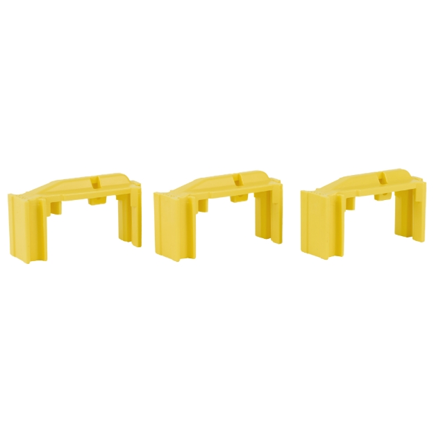 Picture of Magpul Industries Enhanced Self-Leveling Follower  Fits USGI 5.56MM Aluminum Magazine  Self-Lubricating Polymer  3 Pack  Yellow MAG110-YEL