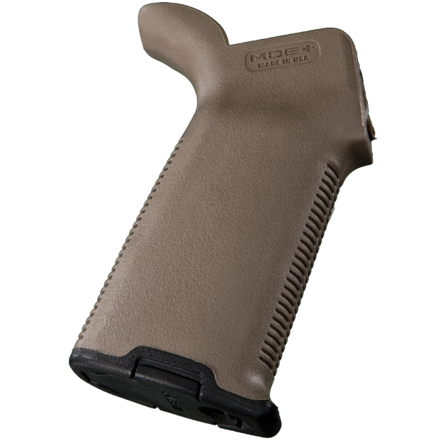 Picture of Magpul Industries MOE+ Grip  Fits AR Rifles  with Storage Compartment  Flat Dark Earth MAG416-FDE