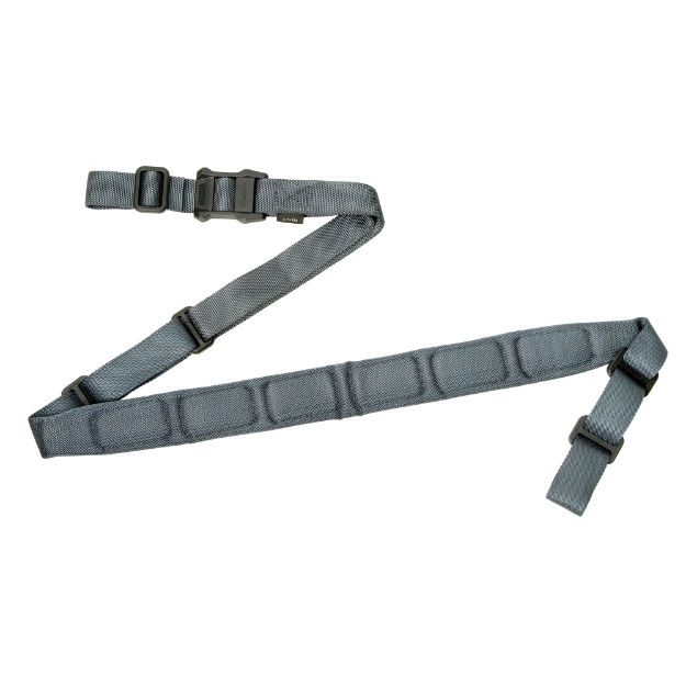 Picture of Magpul Industries MS1 Padded Sling  Fits AR Rifles  1 or 2 Point Sling  Gray MAG545-GRY