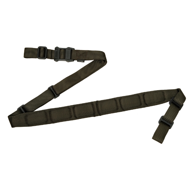 Picture of Magpul Industries MS1 Padded Sling  Fits AR Rifles  1 or 2 Point Sling  Ranger Green MAG545-RGR