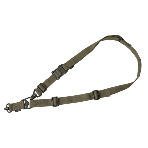 Picture of Magpul Industries MS3 Single QD Sling  Fits AR Rifles  Gen 2  Ranger Green MAG515-RGR