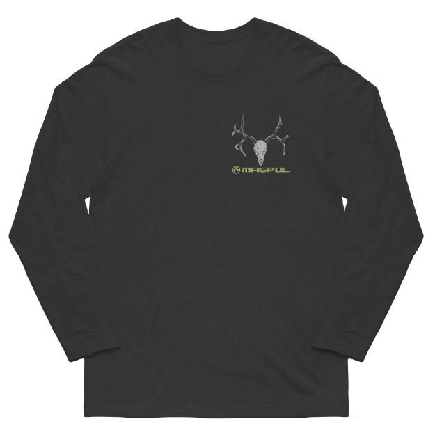 Picture of Magpul Industries Muley  Long Sleeve T-Shirt  Large  Charcoal MAG1233-010-L