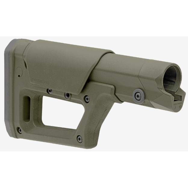 Picture of Magpul Industries PRS Lite Stock  Adjustable LOP (13.85-15.25" in .14" Increments)  Adjustable Comb Height (Adjusts From Flush to +.8" in .1" Increments)  Compatible With Carbine/SR25/A5 Receiver Extension Tubes  OD Green MAG1159-ODG