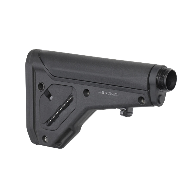 Picture of Magpul Industries UBR Gen 2  Utility/Battle Rifle Adjustable Carbine Stock  Buffer Tube Included  Fits AR15/M4/AR10/SR25  Black MAG482-BLK