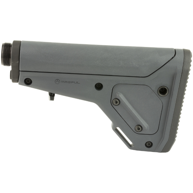 Picture of Magpul Industries UBR Gen 2  Utility/Battle Rifle Adjustable Carbine Stock  Buffer Tube Included  Fits AR15/M4/AR10/SR25  Gray MAG482-GRY