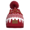 Picture of Magpul Industries Ugly Christmas Beanie  GingARbread  Red and White with Graphics  One Size Fits Most  95% Acrylic  5% Lycra MAG1154-975
