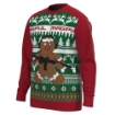Picture of Magpul Industries Ugly Christmas Sweater  GingARbread  Medium  Red  Green and White with Custom Graphics  55% Cotton  45% Acrylic MAG1198-975-M