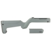 Picture of Magpul Industries X-22 Backpacker Stock  Fits All Ruger 10/22 Takedowns  Including 10/22 Takedowns With Tactical Solutions SB-X Barrels  MOE SL Non-Slip Rubber Butt Pad  Storage Compartment Fits 3-10Rd Magazines  Gray MAG808-GRY