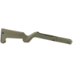 Picture of Magpul Industries X-22 Backpacker Stock  Fits All Ruger 10/22 Takedowns  Including 10/22 Takedowns With Tactical Solutions SB-X Barrels  MOE SL Non-Slip Rubber Butt Pad  Storage Compartment Fits 3-10Rd Magazines  OD Green MAG808-ODG