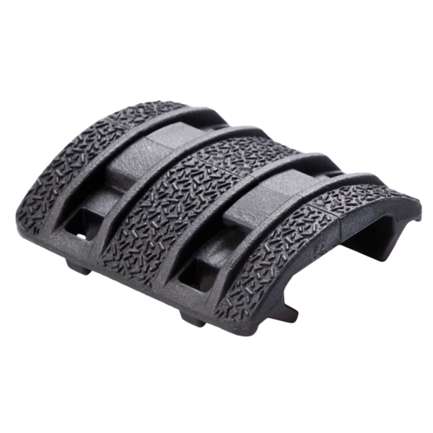 Picture of Magpul Industries XTM Enhanced Rail Panel  Fits Picatinny Rail  4 Two Piece Panels  Polymer Construction  Black MAG510-BLK