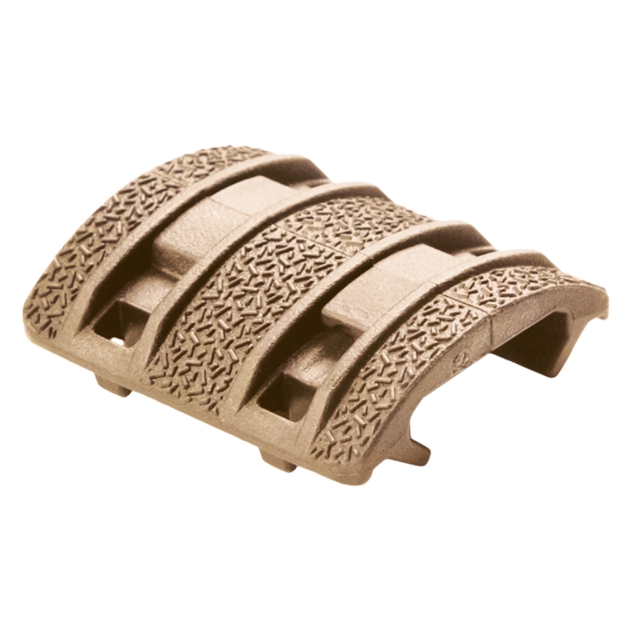 Picture of Magpul Industries XTM Enhanced Rail Panel  Fits Picatinny Rail  4 Two Piece Panels  Polymer Construction  Flat Dark Earth MAG510-FDE