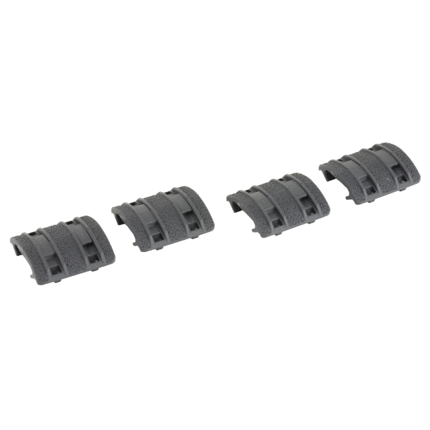 Picture of Magpul Industries XTM Enhanced Rail Panel  Fits Picatinny Rail  4 Two Piece Panels  Polymer Construction  Gray MAG510-GRY