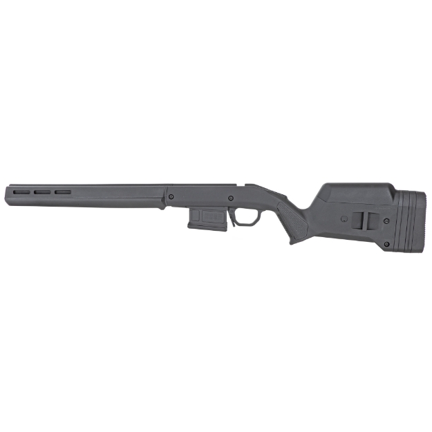 Picture of Magpul Industries Hunter American Stock  Fits Ruger American Short Action  Includes Magpul's Bolt Action Magazine Well and 1 PMAG 5 7.62 AC  Black MAG931-BLK