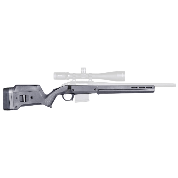 Picture of Magpul Industries Hunter American Stock  Fits Ruger American Short Action  Includes Magpul's Bolt Action Magazine Well and 1 PMAG 5 7.62 AC  Gray MAG931-GRY